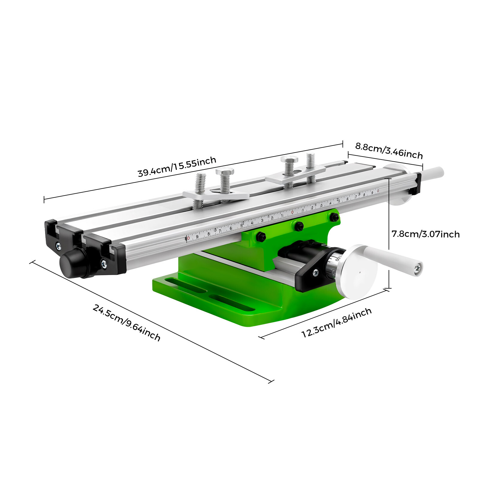 Multifunctional Milling Machine Work Table 2 Axis Cross Slide Bench Drill Vise