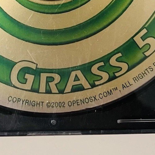 OpenOSX GRASS 5.0 Mac OS X GIS Mapping Software Deluxe Installer CD