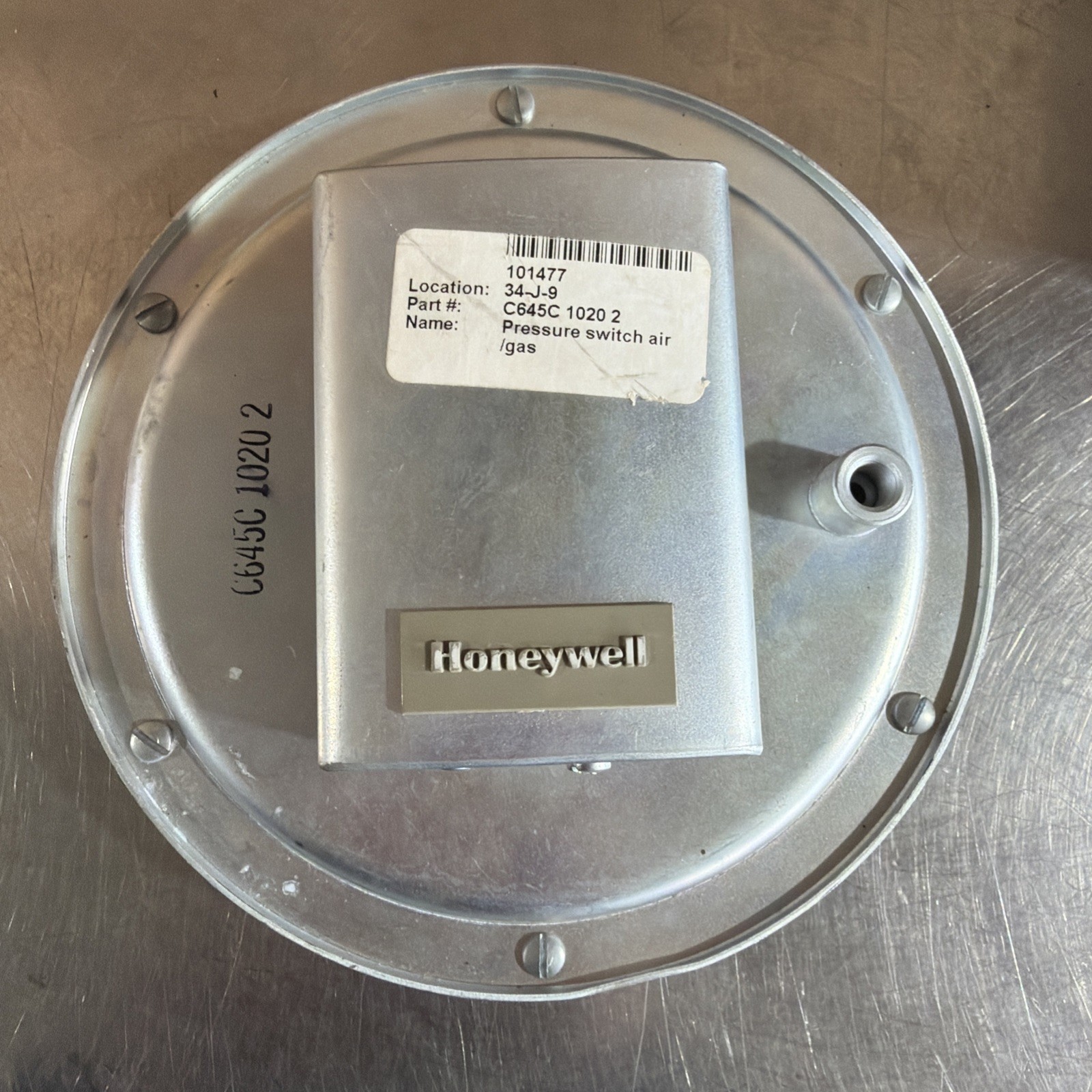 Honeywell  Air/Gas Pressure Switch  , C645C 1020 2 Nos Surplus No Box