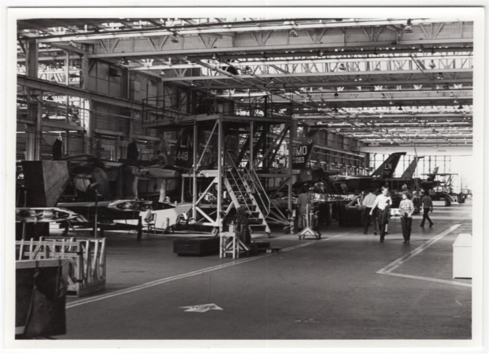 1980 USAF F-111 Aardvark Work Shop at McClellan AFB Original 5x7 Photo
