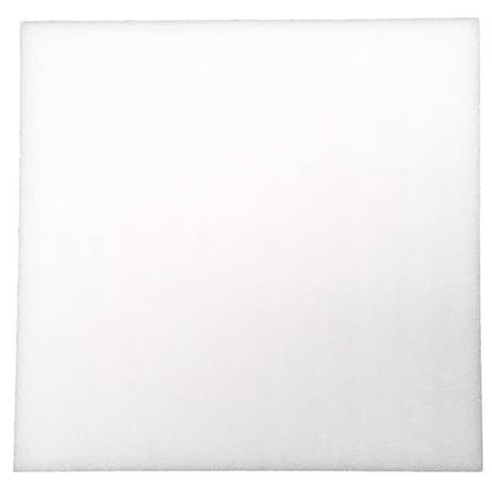 Foam Sheet, Open Cell, 24 In W, 24 In L, 2 In Thick, Natural, Zusa-Pu-203