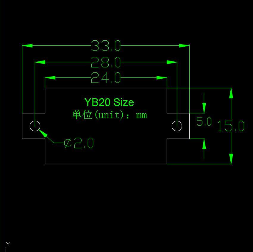 YB20 LED Digital Voltmeter Voltage Meter Volt Instrument Tool