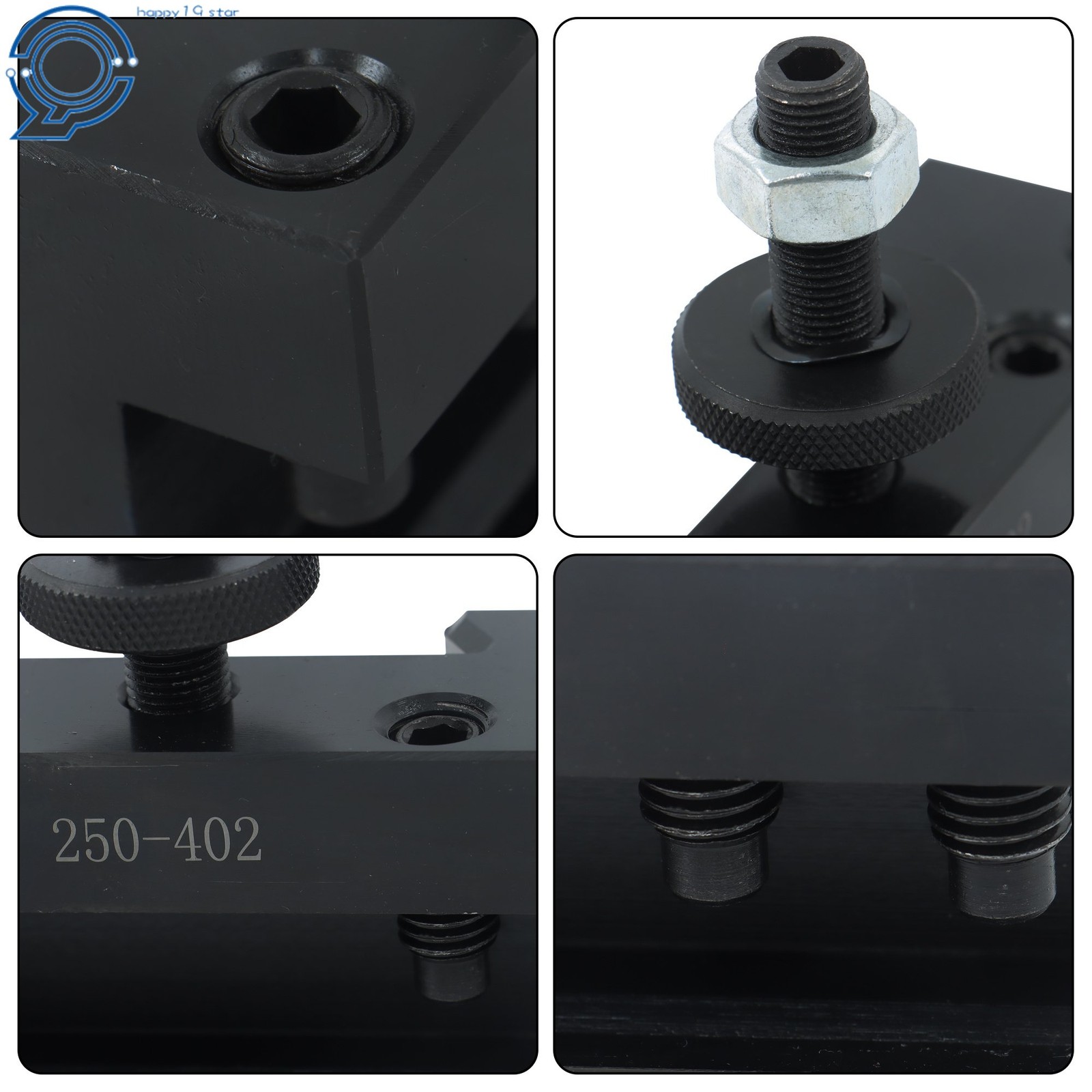 Quick Change CA #2 Tool Post Set 250 402 for Lathe Turning Operations