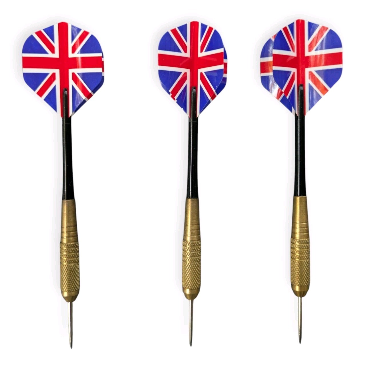 Darts Set 3 Piece British Flag Union Jack Flights