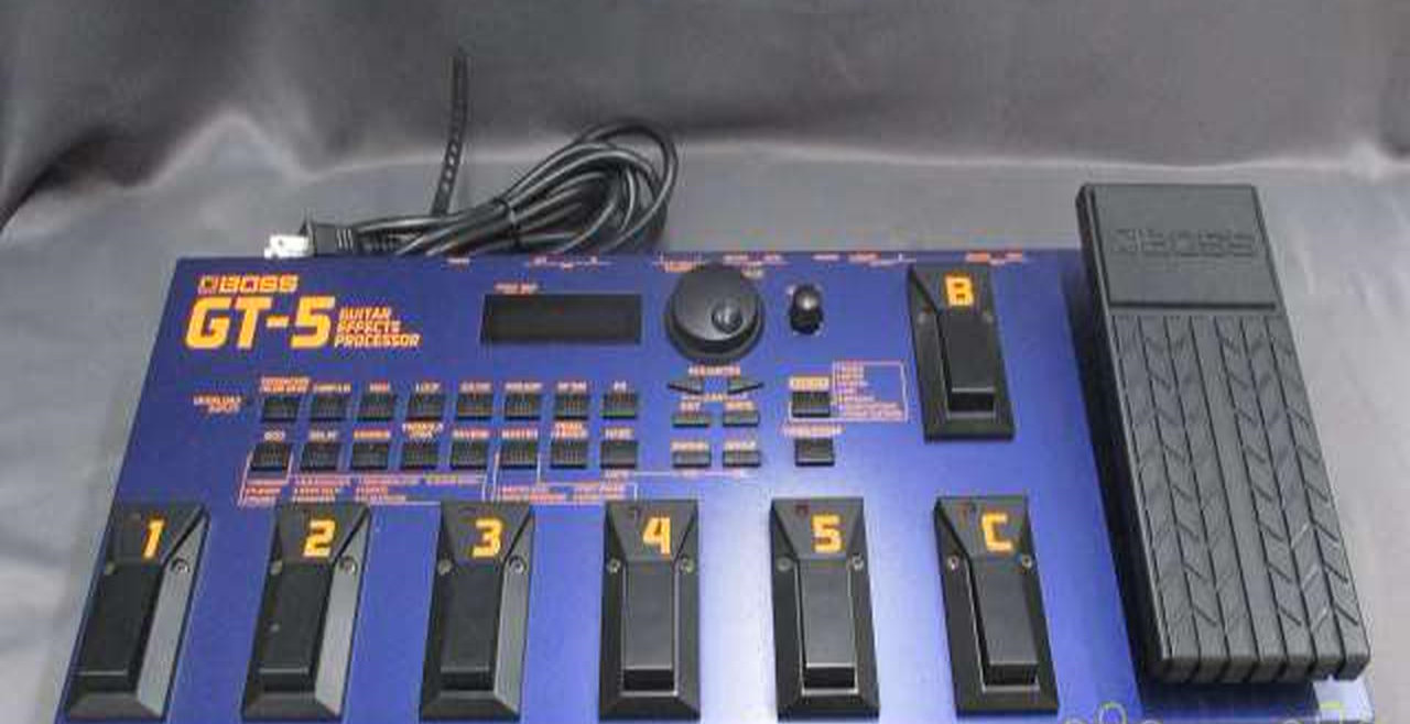 BOSS GT-5 Multi effect guitar pedal processor Used From Japan F/S