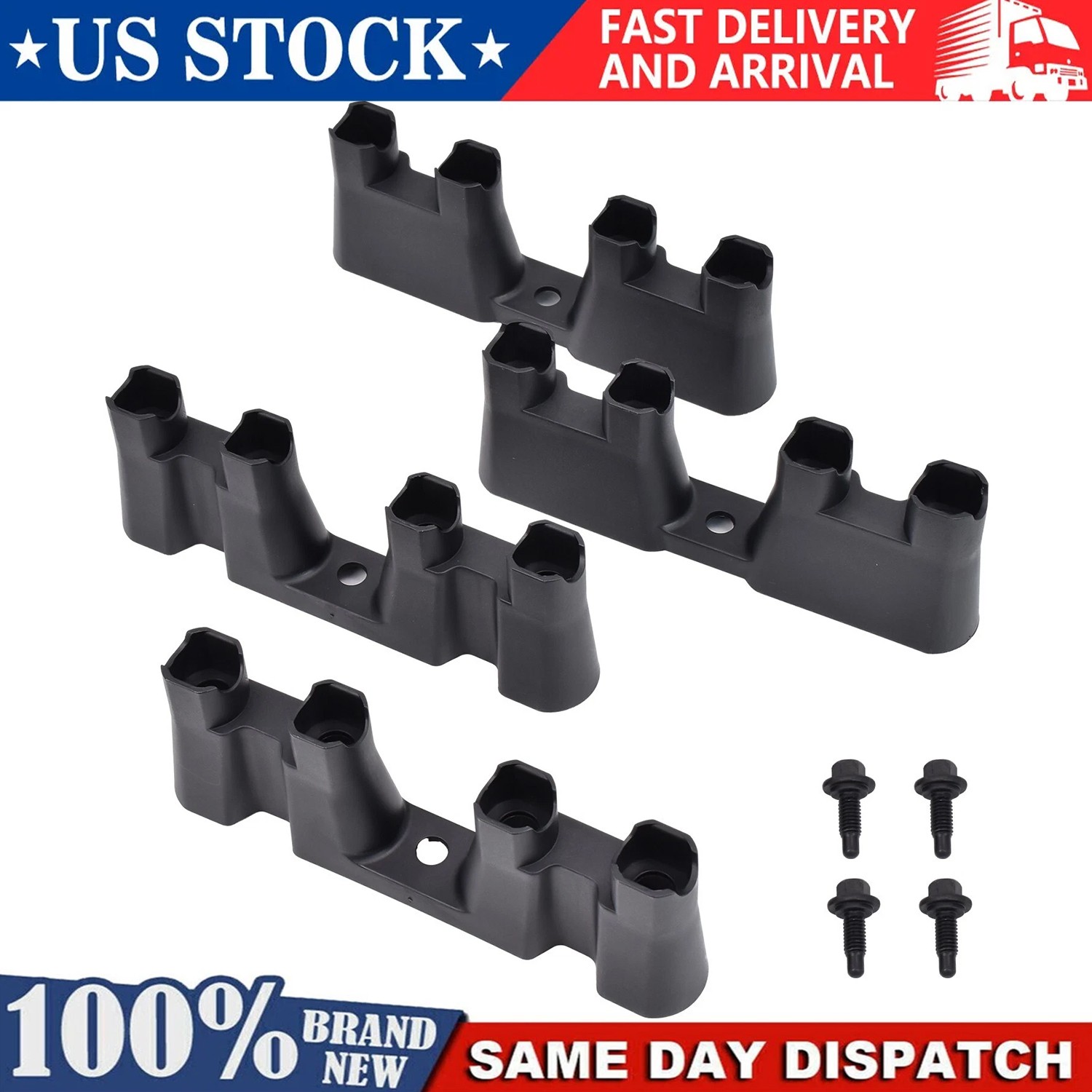 Lifter Guides Trays Set w/ Bolts Fits Chevy GM 5.3 5.7 6.0 LS1 LS2 LS7