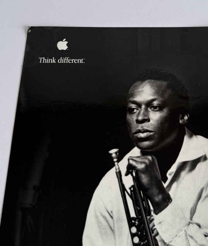 Apple Miles Davis “Improvisor” "Think Different" Ad Campaign 11 x 17” Poster