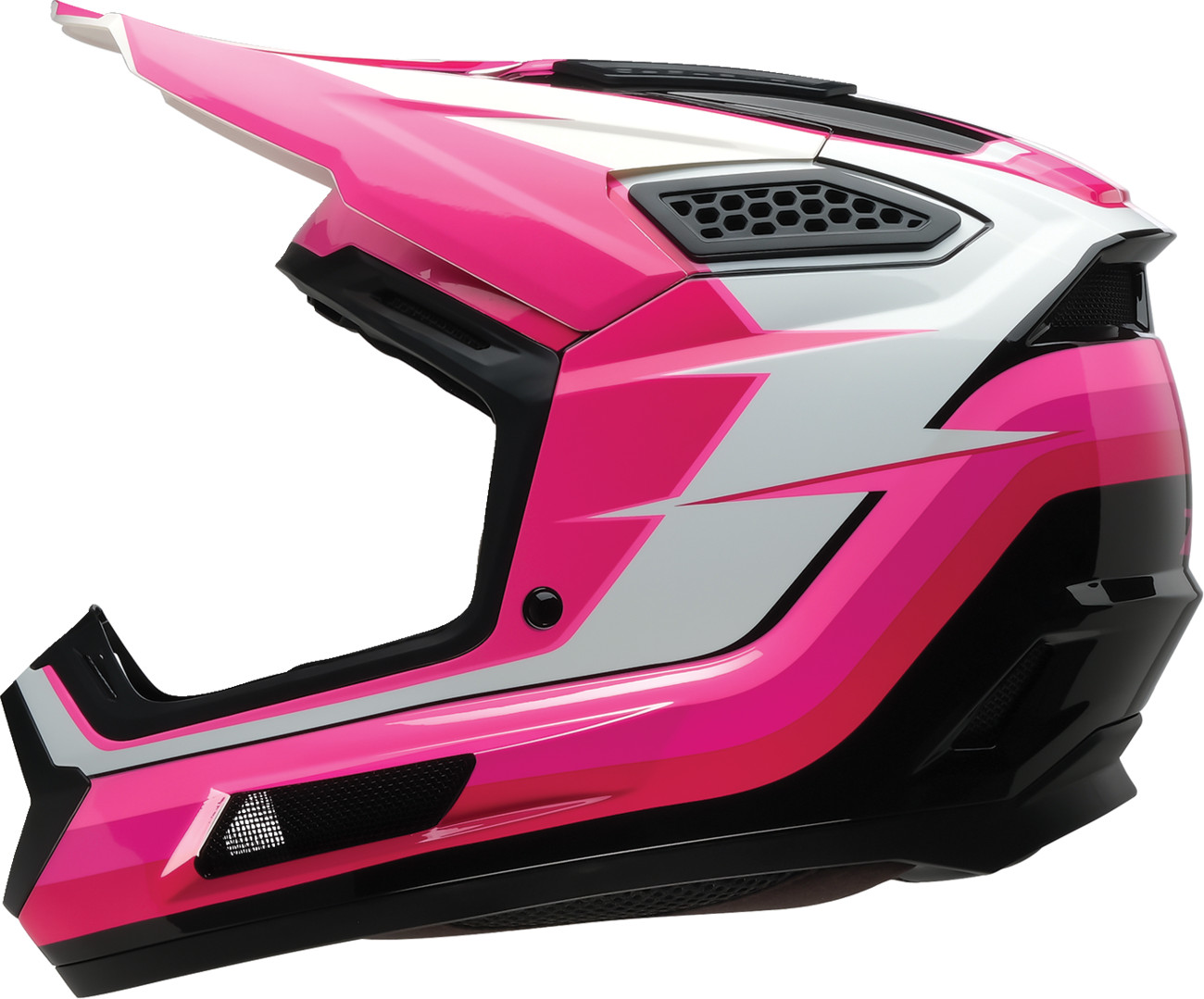 Z1R Dirt Maxx Helmet - Vortex - Pink/White - XL 0110-9344
