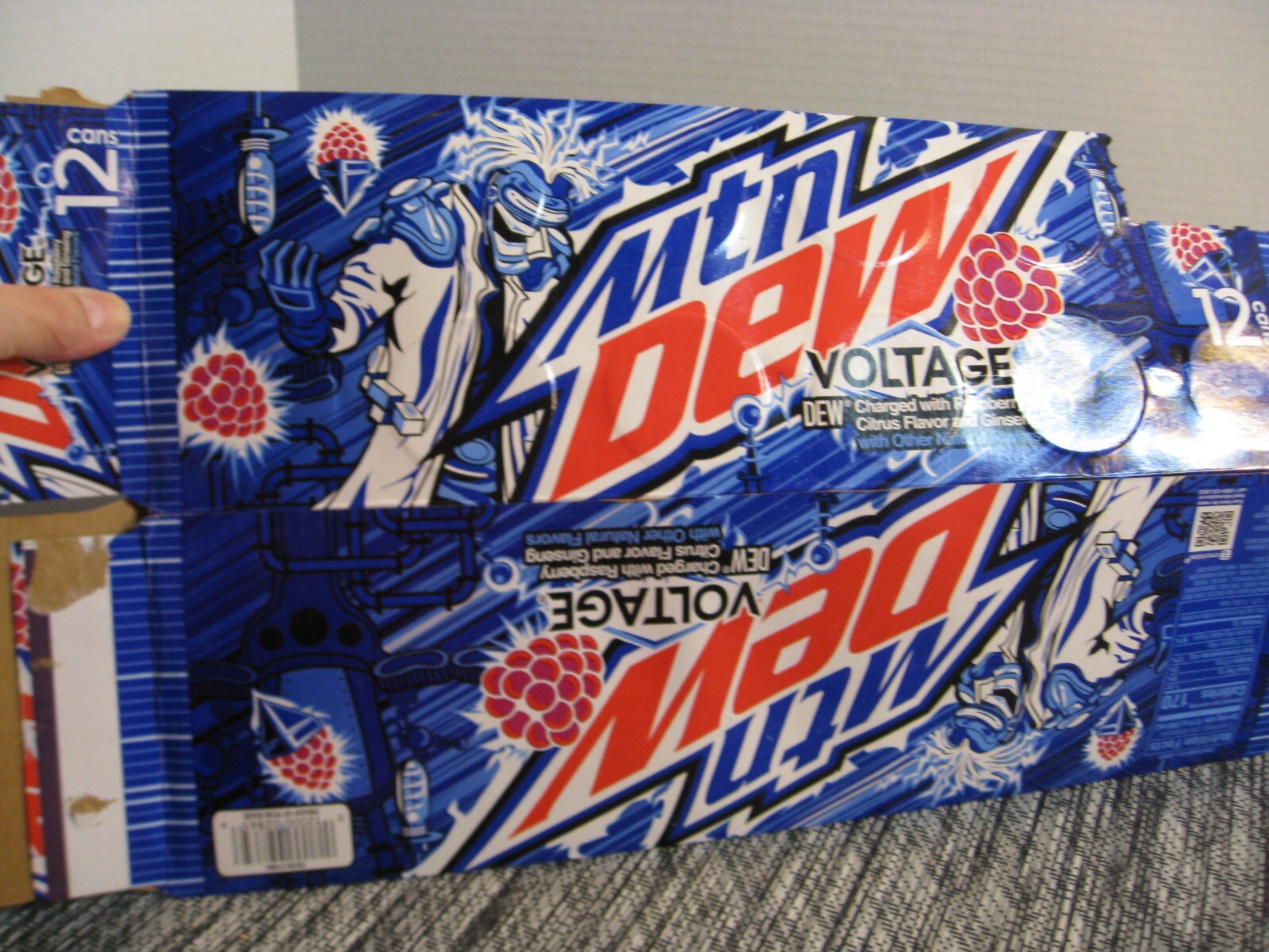 Mountain Dew EMPTY Box Carton (Opening missing) - Voltage - 2023