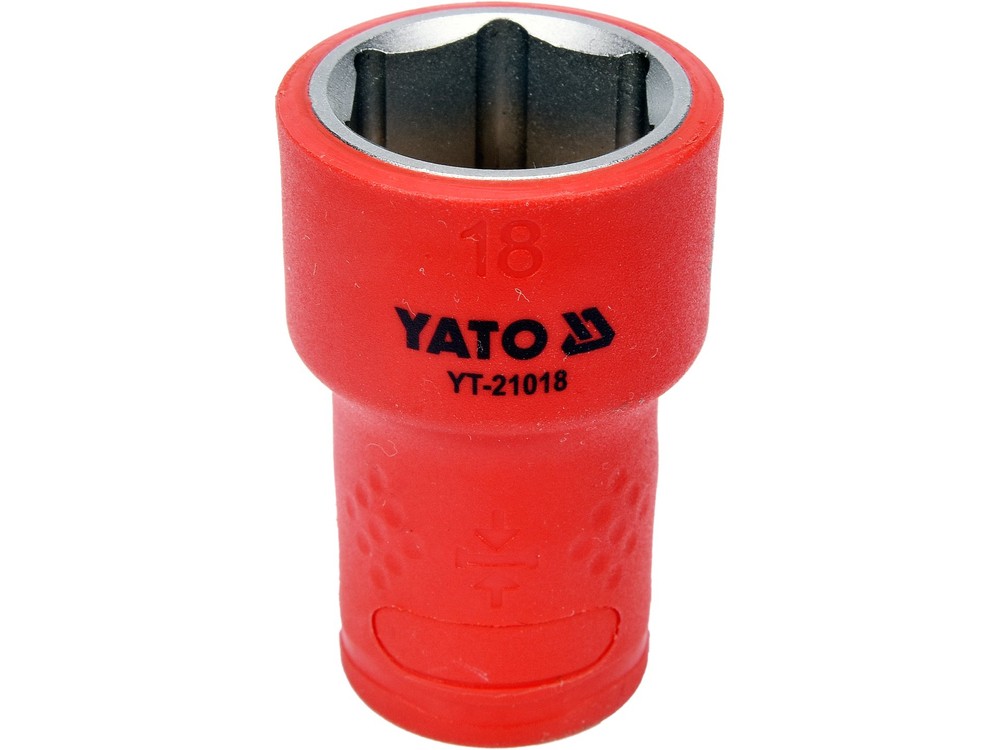 Yato socket wrench insert fully insulated 18 mm 3/8" hexagonal VDE 1000 YT-21018