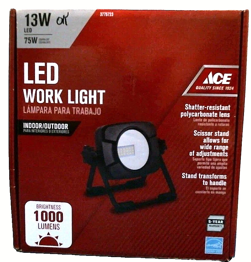 ACE 13W  LED Work Light, Indoor/Outdoor   (3775723)