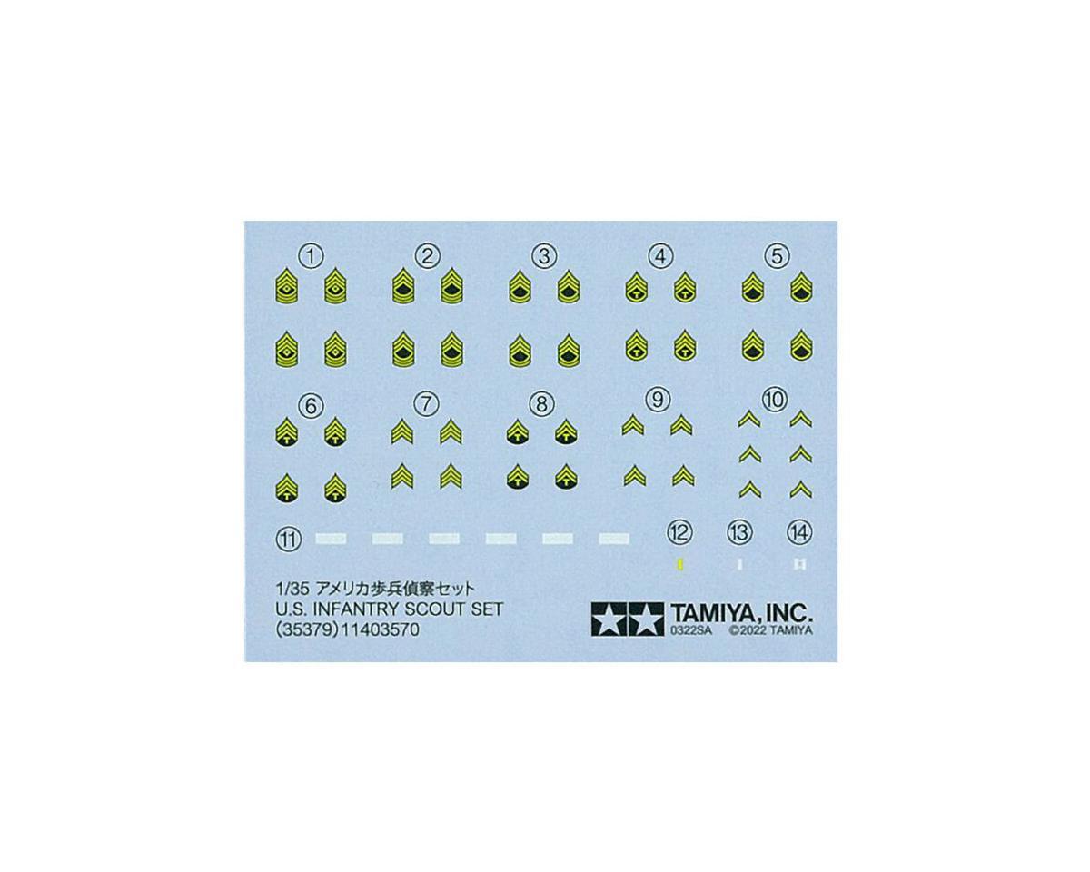 Tamiya 1/35 U.S. Infantry Scout Model Set [TAM35379]