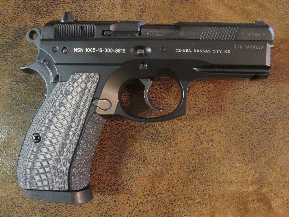GRIP TAPE PATCHES for CZ 75 P01, P06, Omega, PCR, SDP & Similar (Minimalist Kit)