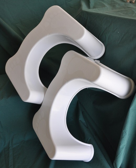 NuFlush Squat Toilet Stool, Multipurpose, Little Boy Potty Training, (2 Pack)
