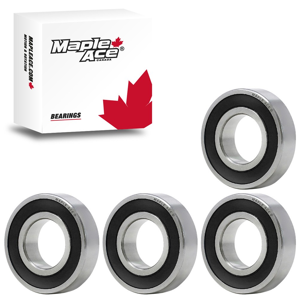 6305-2RS Ball Bearing 25x62x17mm 6305 2RS Rubber Sealed (Qty 4)