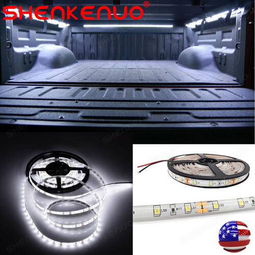 16ft Cool White 2835 Super Bright Waterproof LED Strip Light DC12V 5A 300SMD