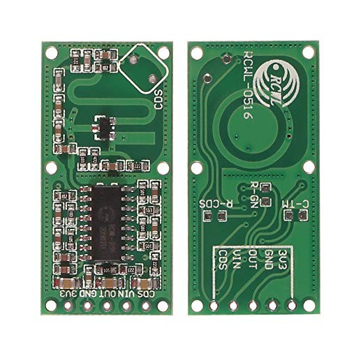 6PCS RCWL-0516 Microwave Radar Motion Sensor Module for Arduino ESP8266 Green