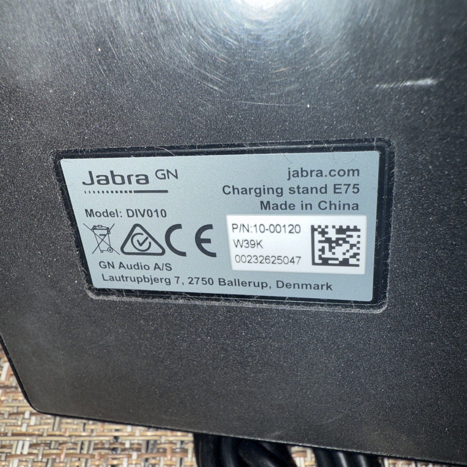 Jabra GN E75 Model DIV010 Charging Stand ONLY