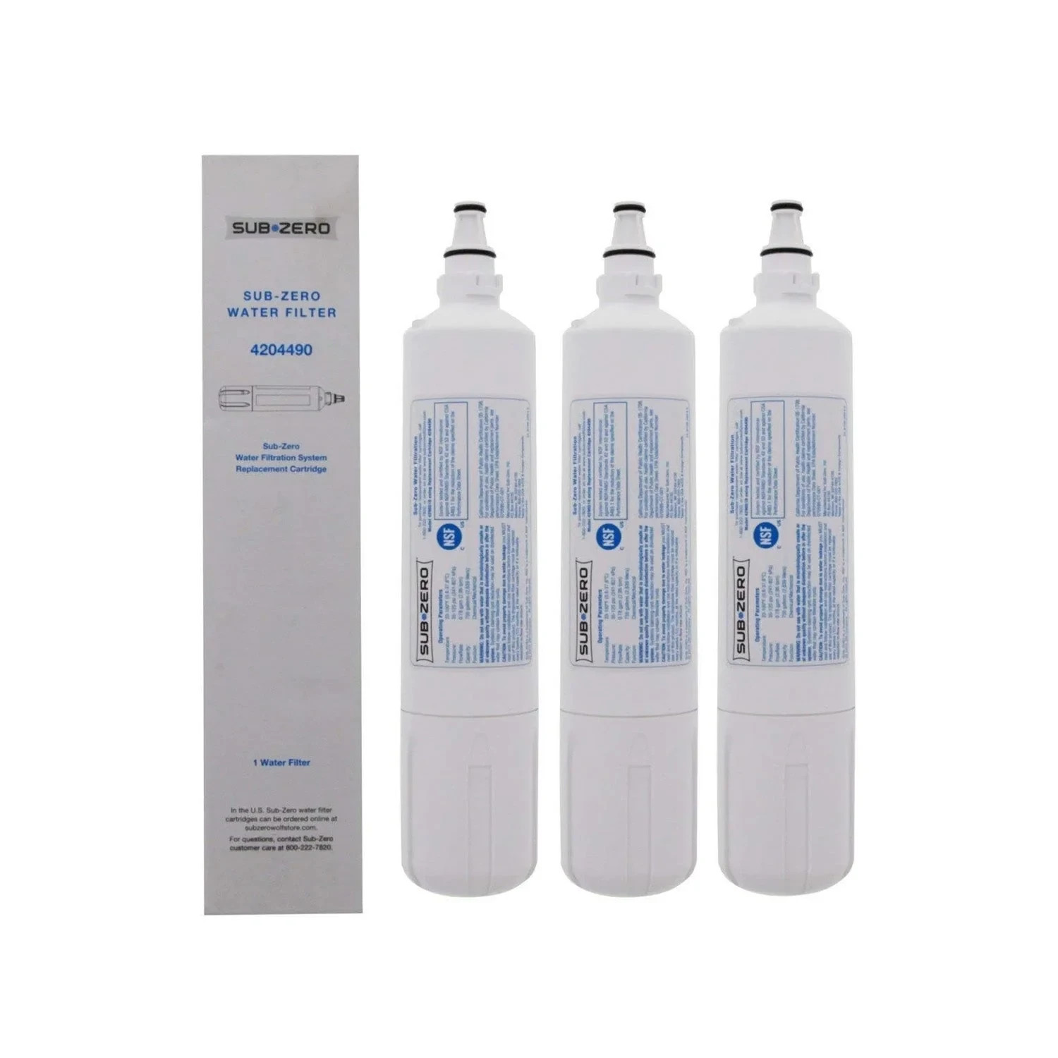 NEW sealed 3 Pack Fit For SUB - Zero 4204490 Refrigerator Water Filter
