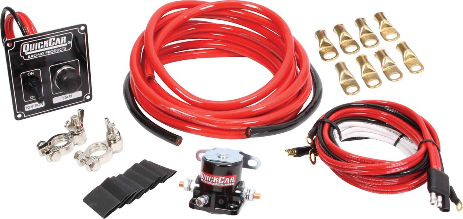 QuickCar Wiring Kit 4 Gauge w/o Disconnect w/50-802 Ign 50-836