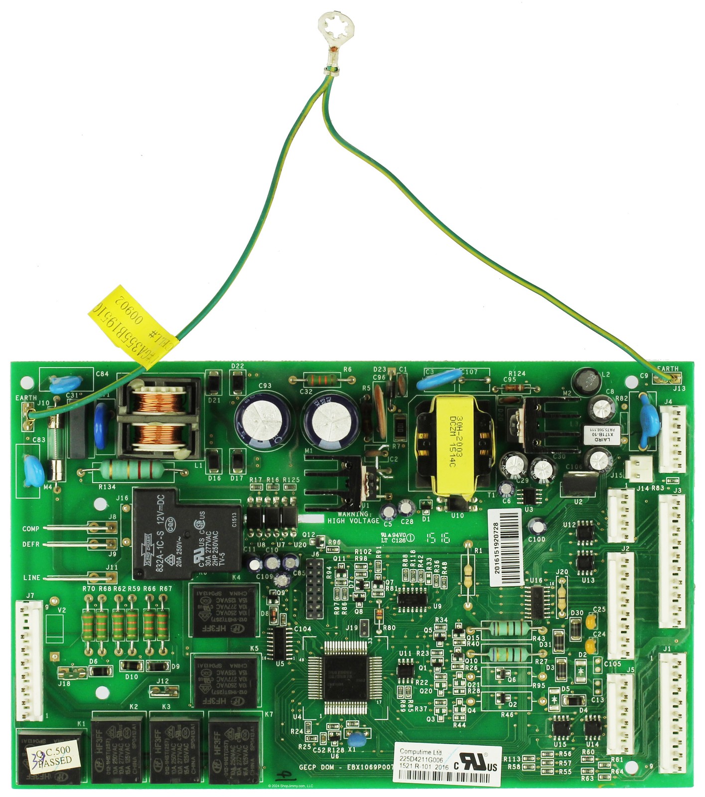 GE Refrigerator 225D4211G006 WR55X23124 Main Control Board Assembly