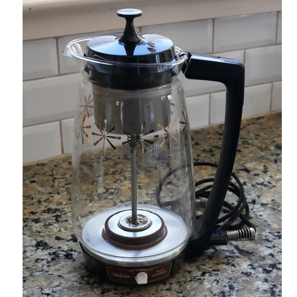 Sunbeam Coffeemaster 6-12 Cup Percolator Pot (Working)