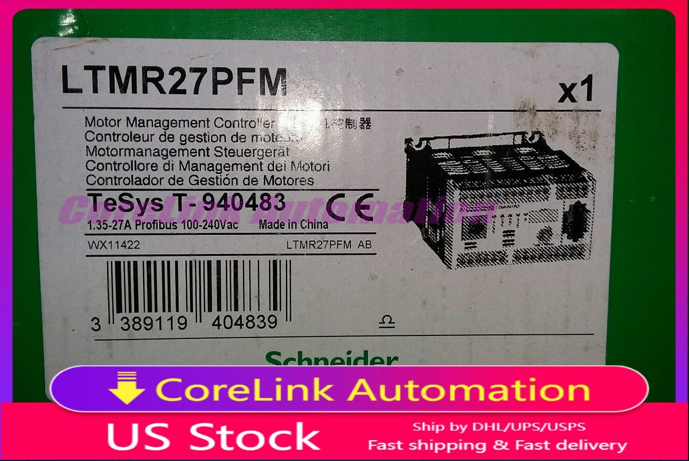 LTMR27PFM Telemecanique 100-240VAC Motor Controller Profibus