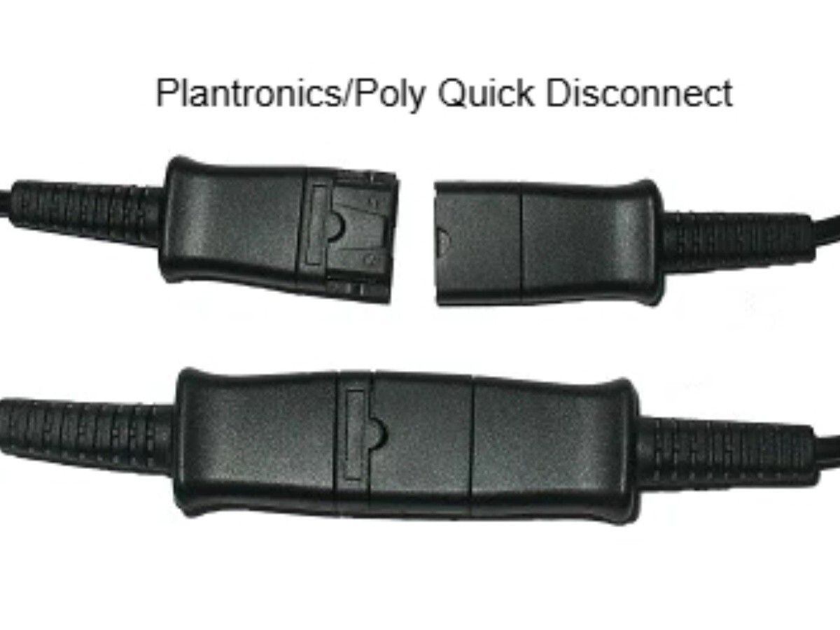 For Plantronics U10 QD Quick Disconnect cords M22 M12 M10 26716-01 Cisco 10 QTY
