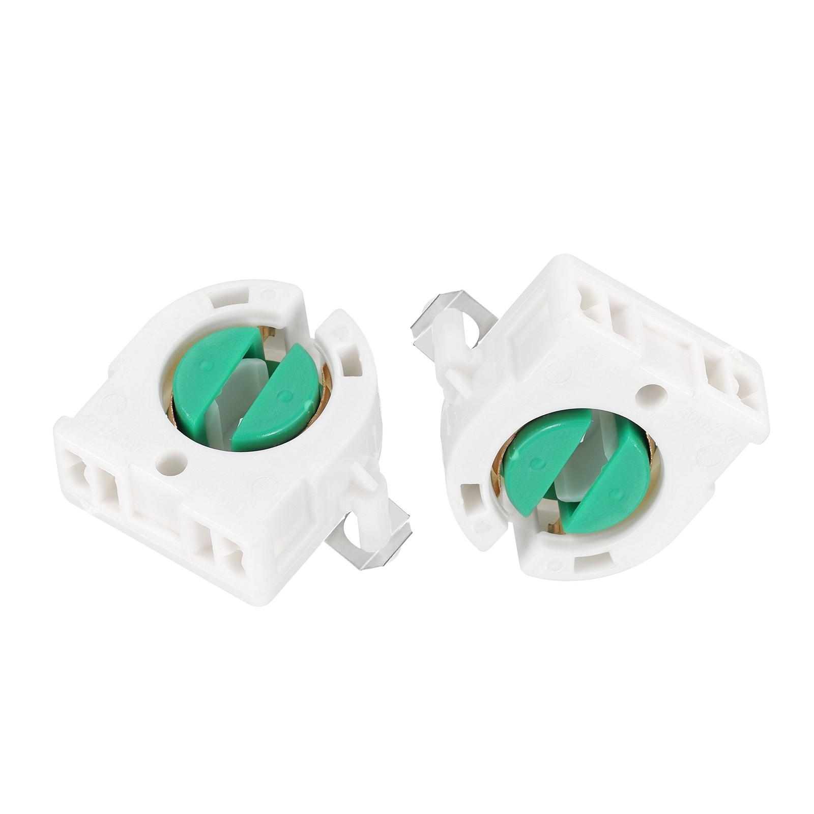 Pack of 12 T8 Lamp Holder Socket Non-Shunted 30x27x16mm for LED Fluorescent Tube