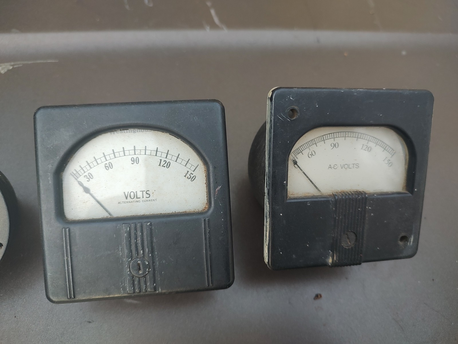 Lot Of 3 Panel Meters