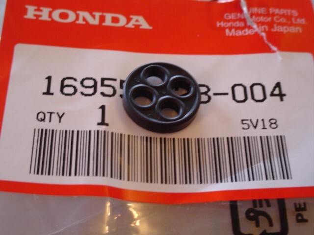 *1EA OEM HONDA BUTTON TYPE PETCOCK LEVER GASKET 15.5MM Z50A's and OTHERs (R2022)