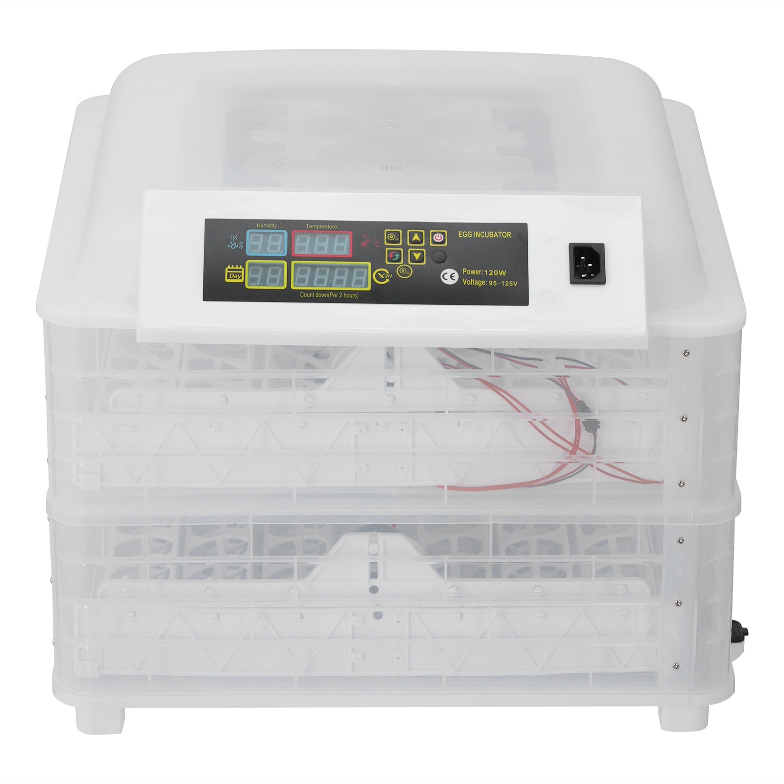 112 Egg Incubator Fully Automatic Poultry Hatcher with Digital PID Temp Control