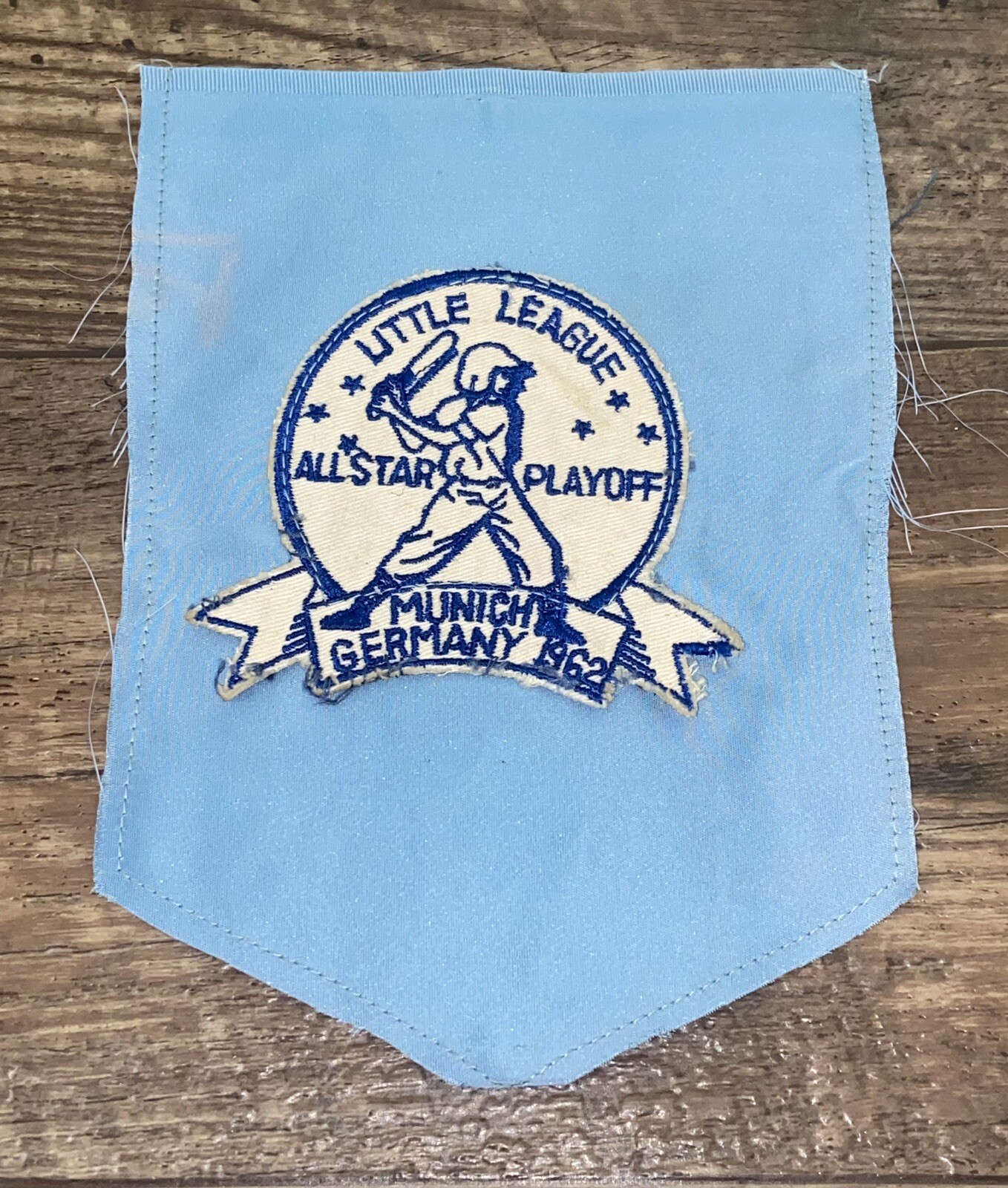 Rare Vintage 1962 Little League Baseball All Star Patch Munich Germany