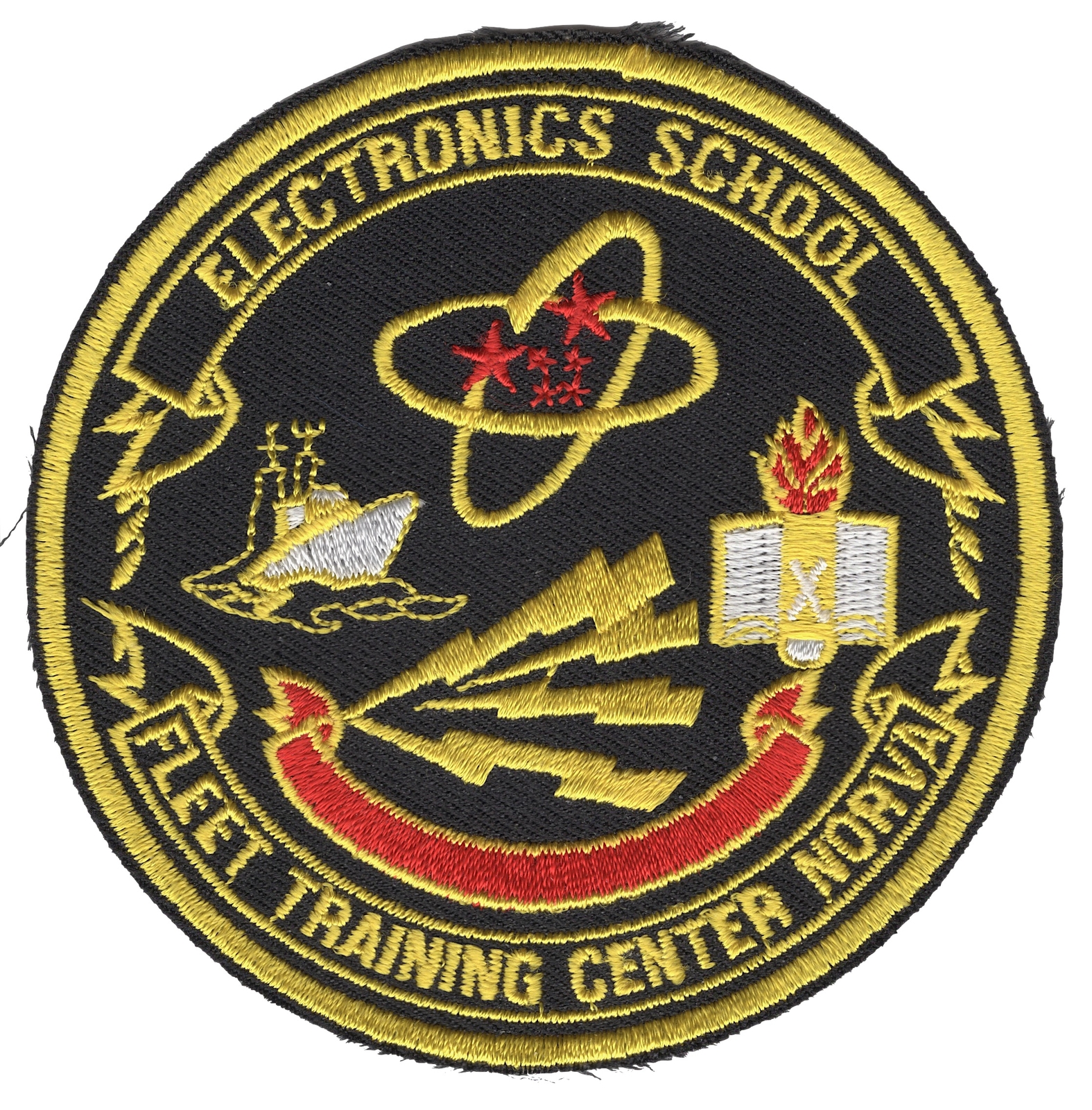 Fleet Training Center Electronics School Norva Norfolk Vaginia Patch