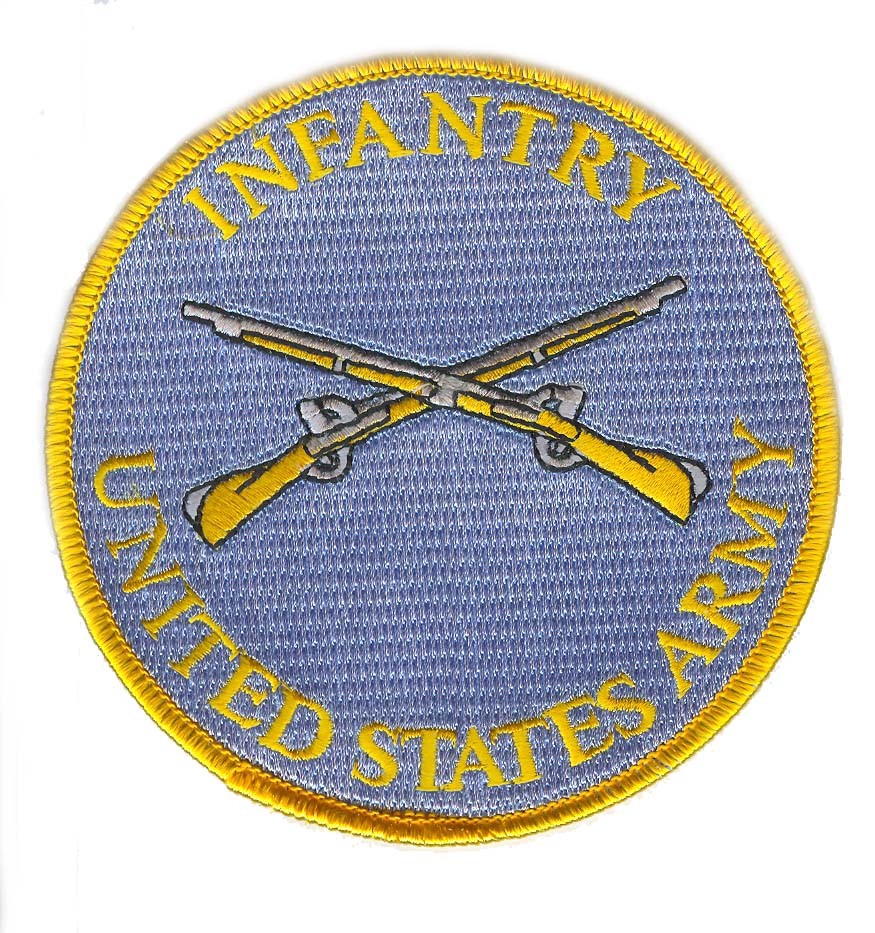 US Army Infantry 4 inch Patch Officially Licensed
