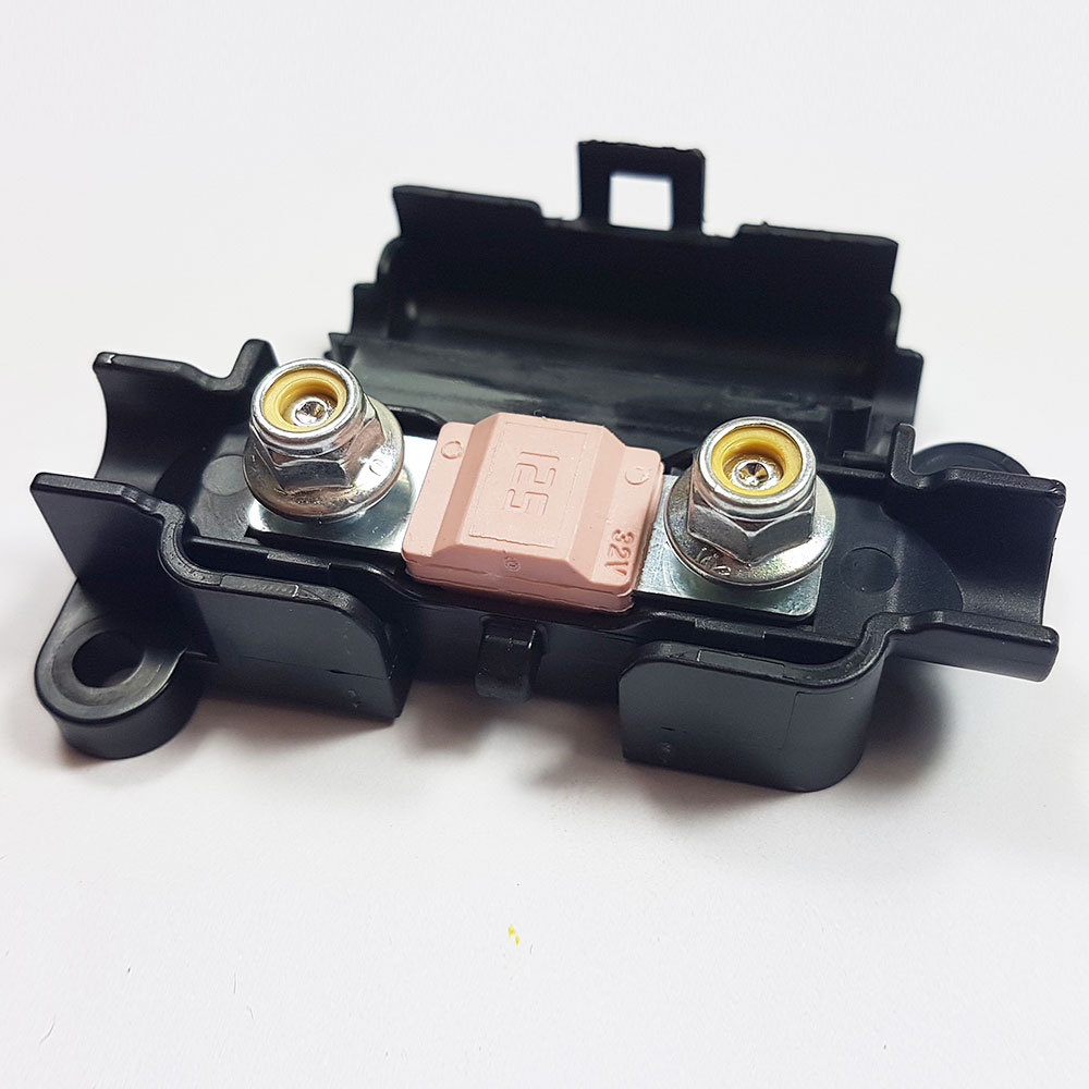 2 x 125 AMP MIDI FUSE PINK + MIDI / STRIP LINK FUSE HOLDER CAR AUTO 125A