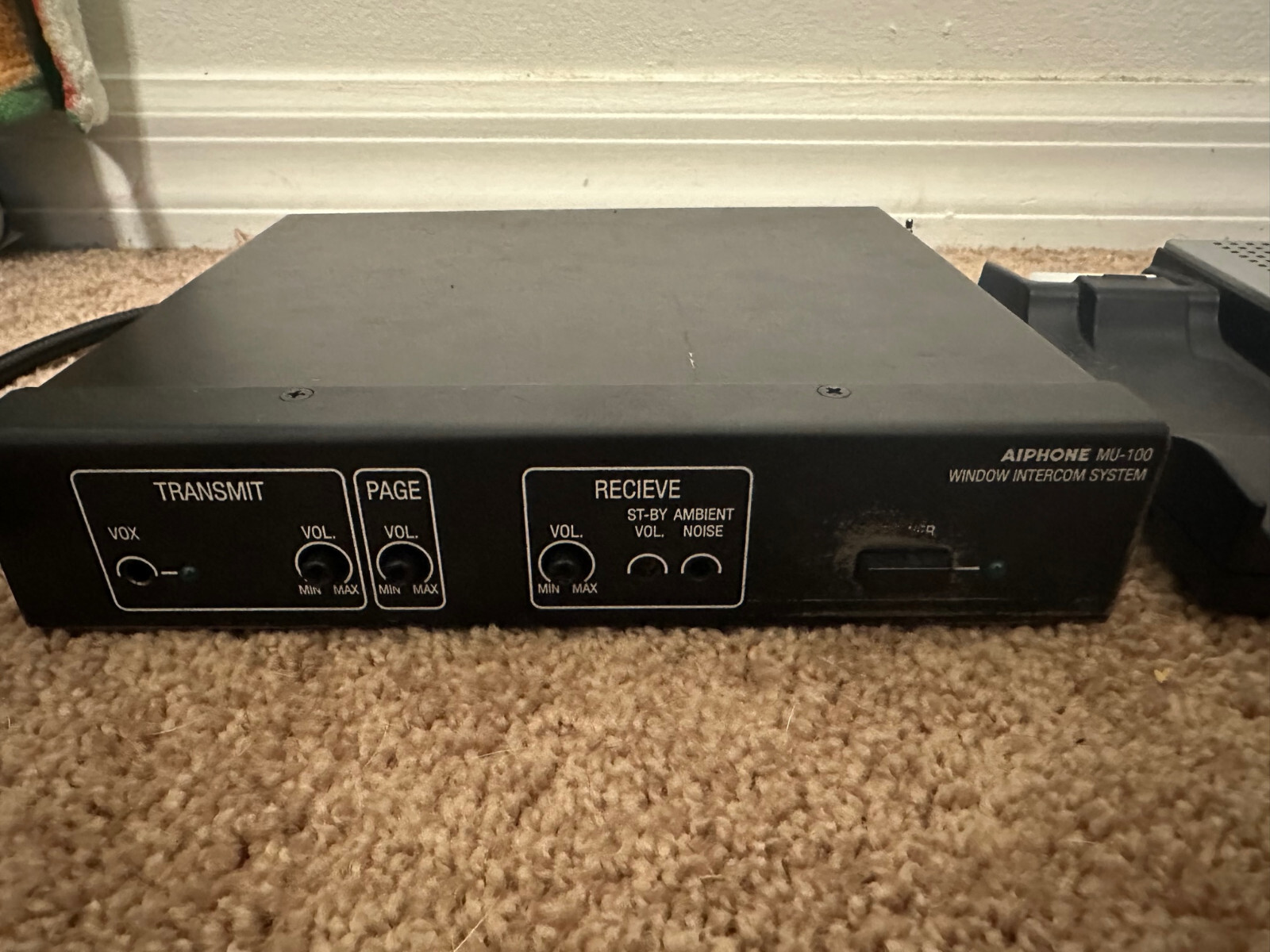Aiphone IS-IPMV IP Security Window Intercom Base + MU-100 Controller LME-100 Mic