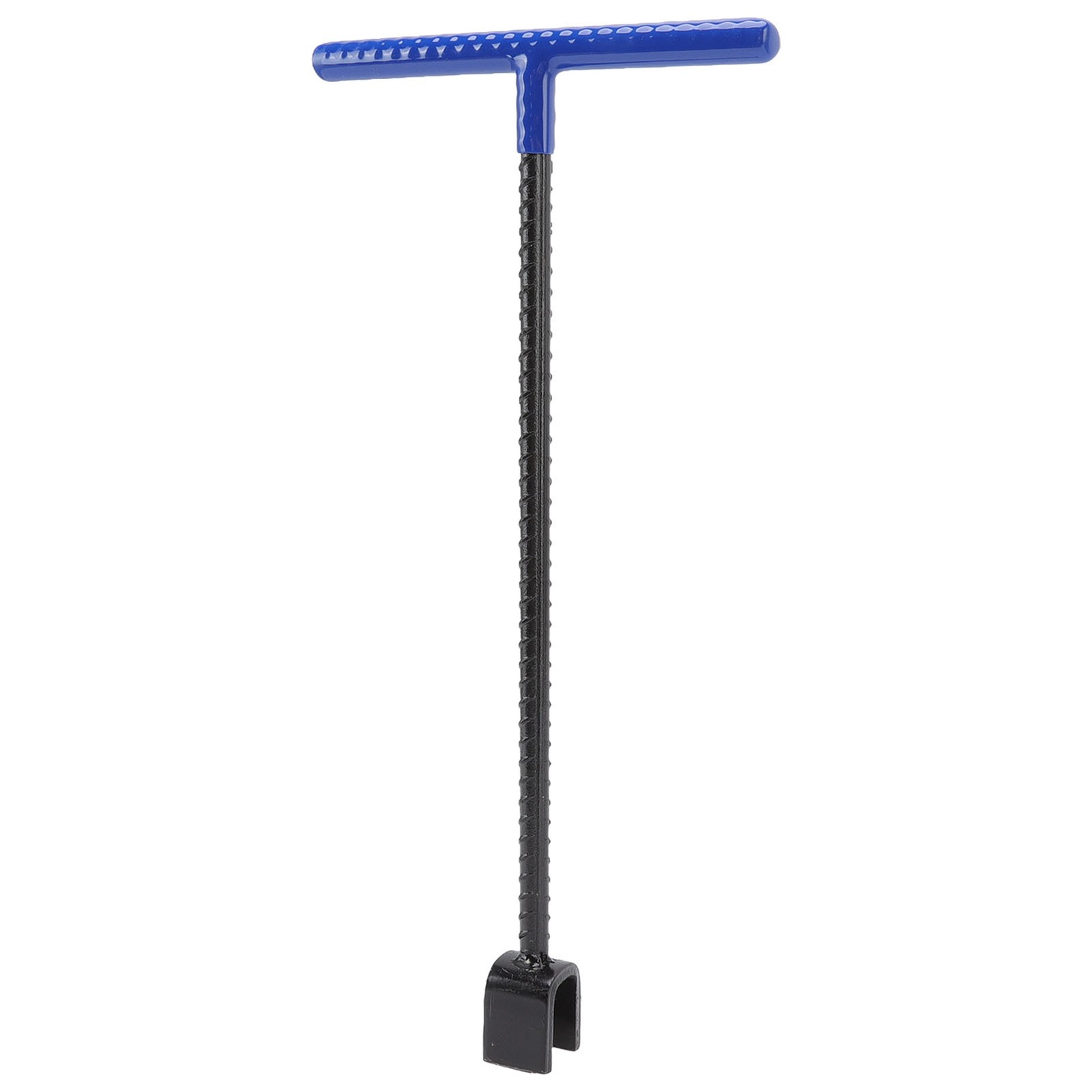 (Blue)Steel Water Meter Key Wrench Multifunction T Handle Curb Key With 4 US