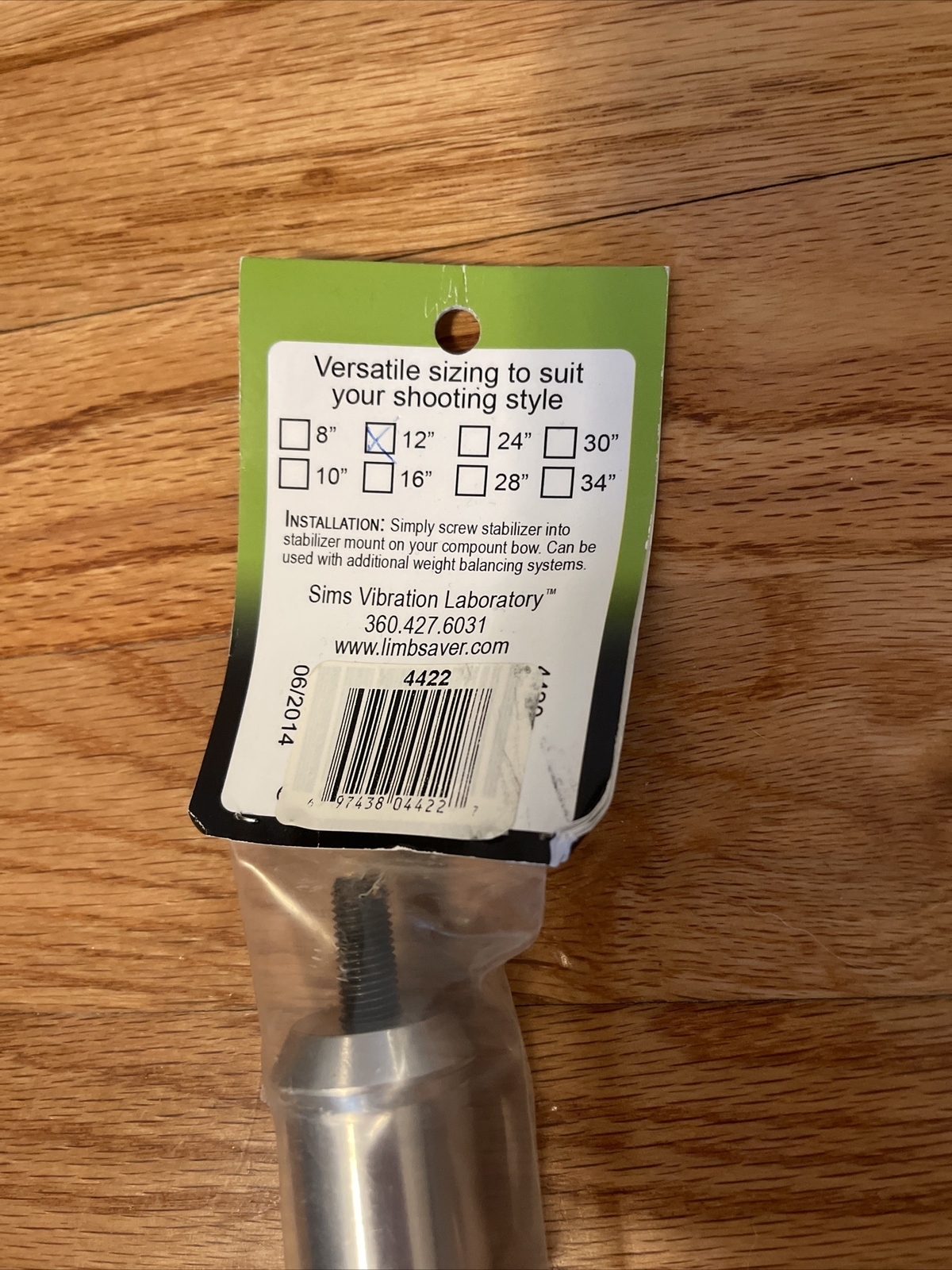 Limbsaver Target Box Stabilizer. 12”
