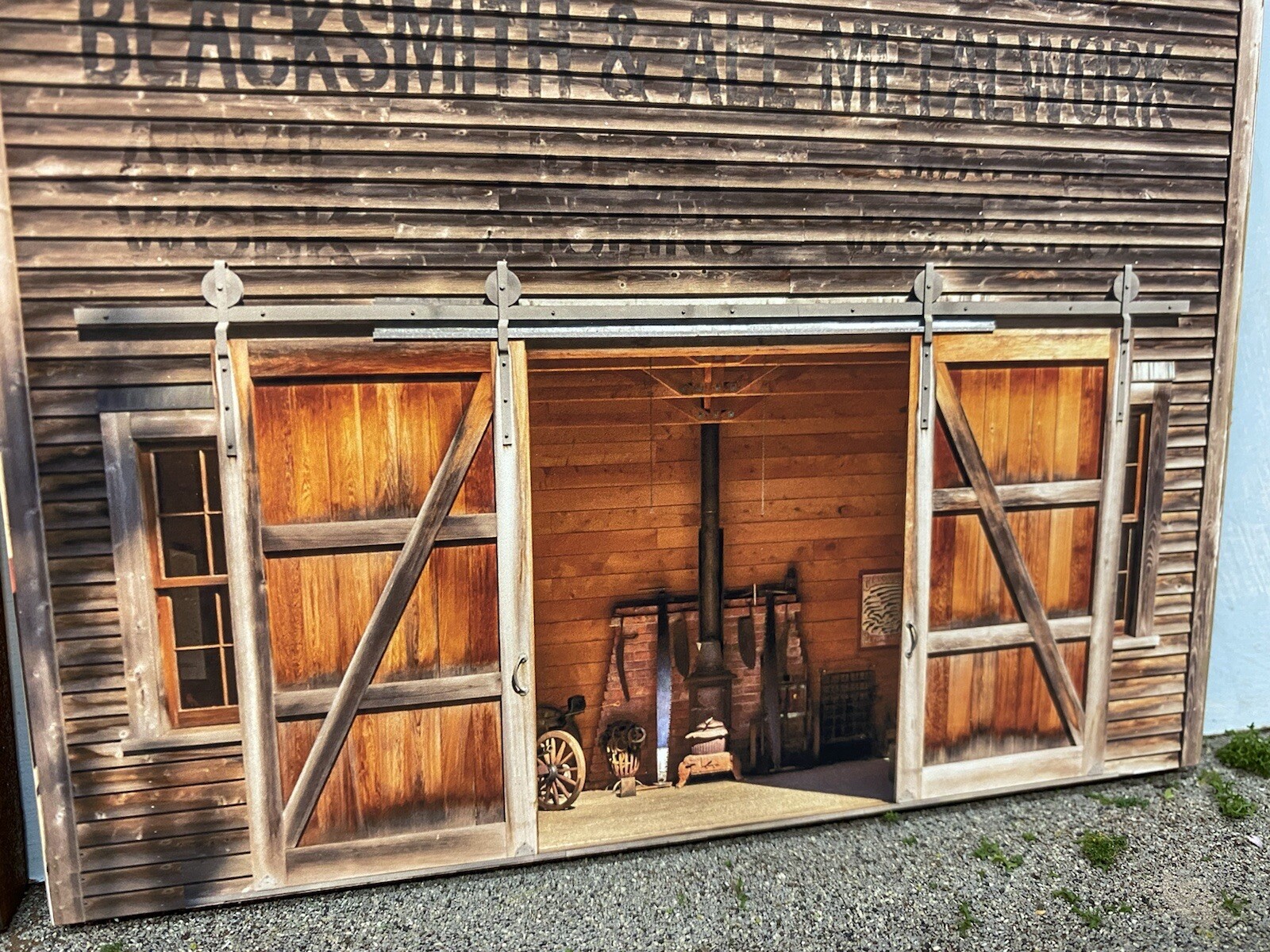 O Scale Wild West Blacksmith #2- Building Flat/Front- MTH