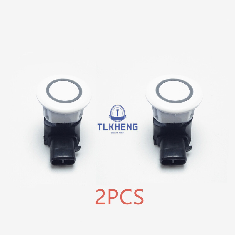 2PCS Bumper PDC Parking Sensor For IS250 GS300 GS350 GS430 IS 89341-30010 White