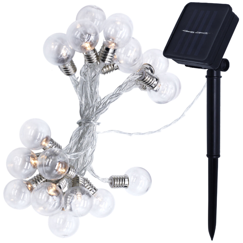 US Solar Powered LED String Light Garden Path Yard Decor Lamp Outdoor Waterproof