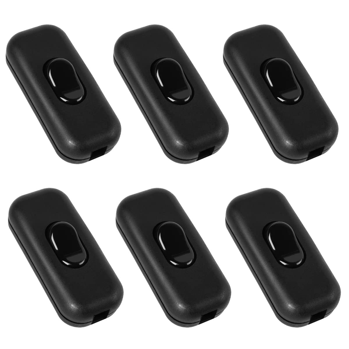 Venforze Inline Cord Switch On/Off Lamp Control Appliance 6 Packs