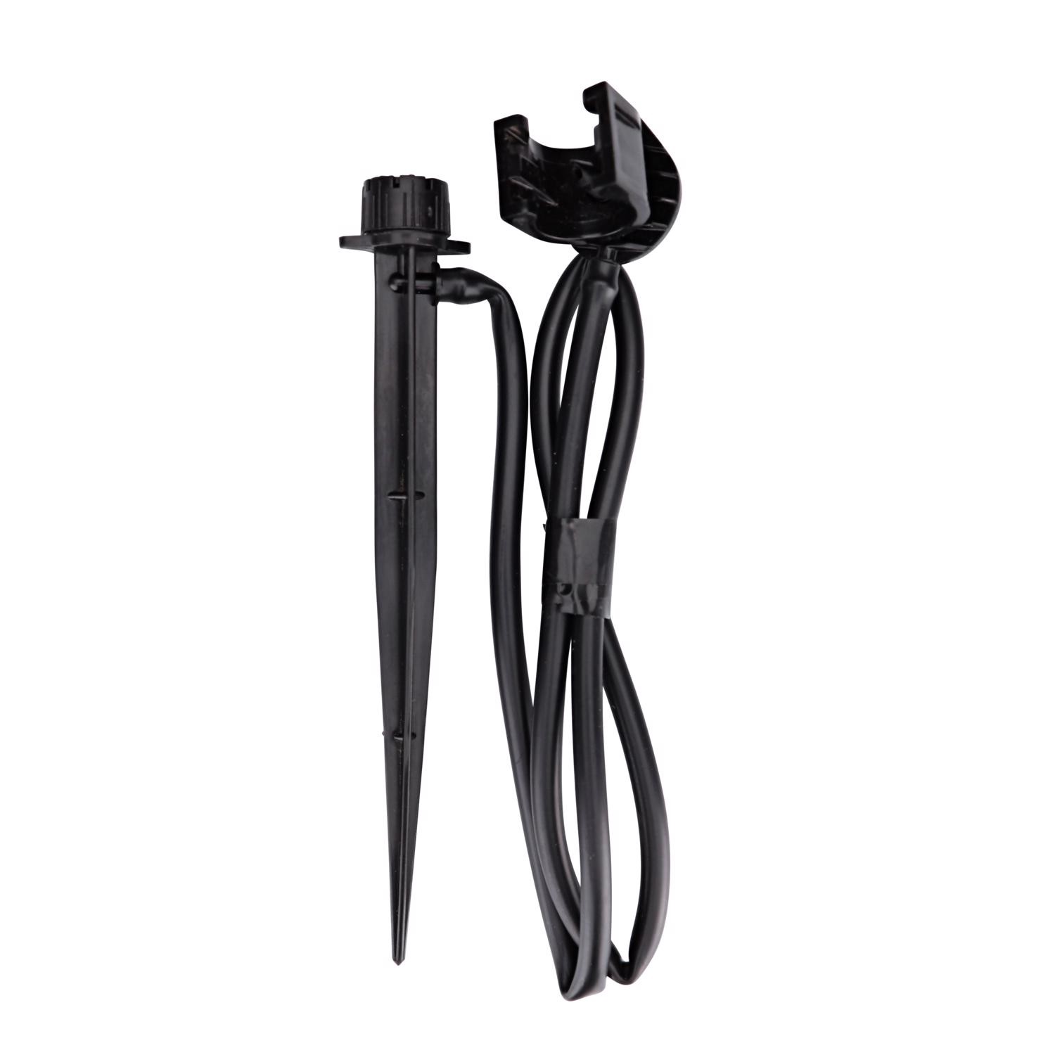 Raindrip A156CPUB Black 13 GPH Drip Irrigation Self-Piercing Clamp 2 L ft. Tube