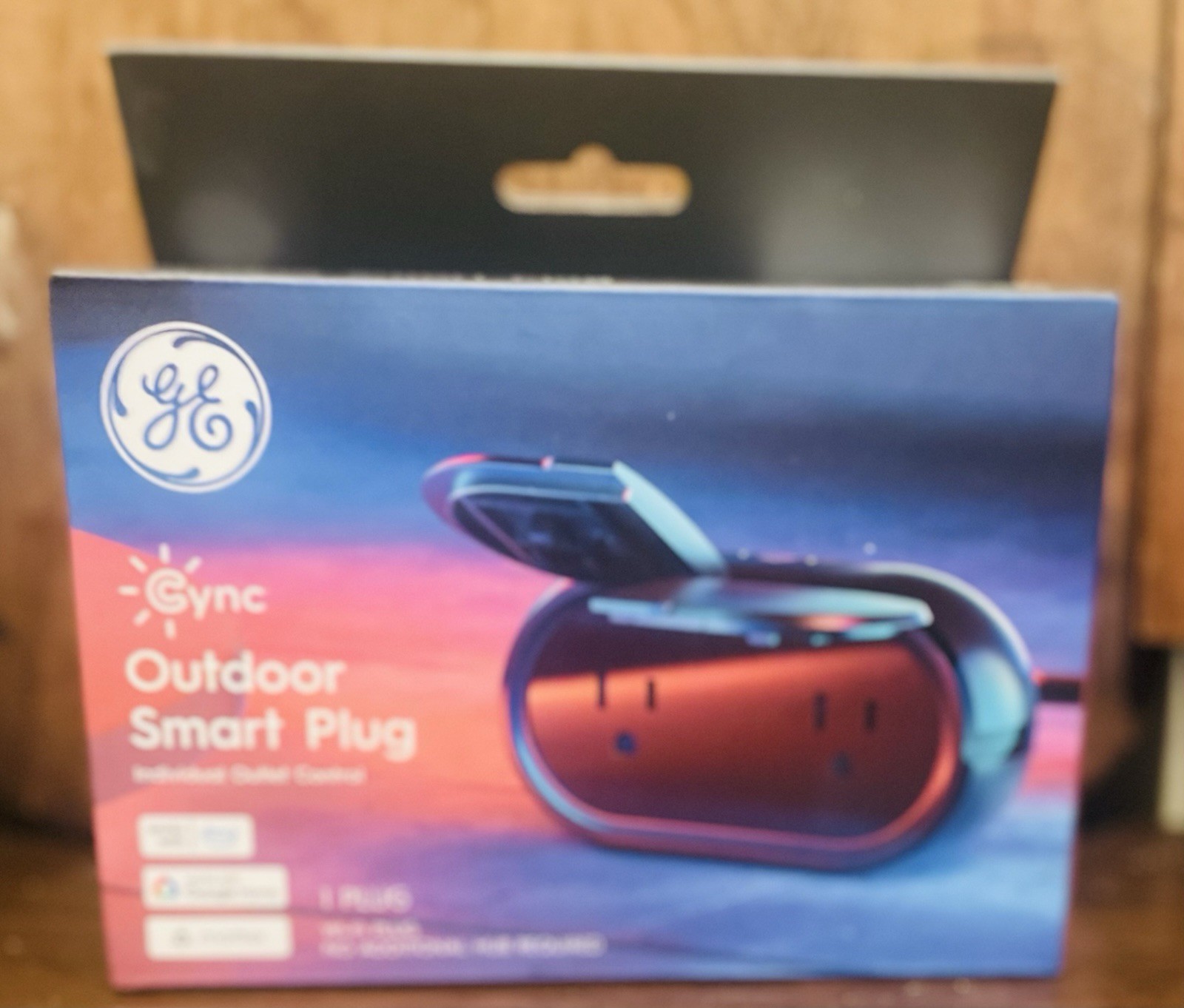 GE CYNC Smart Outlet Outdoor Plug Wi-Fi + Voice & Individual Control NEW IN BOX