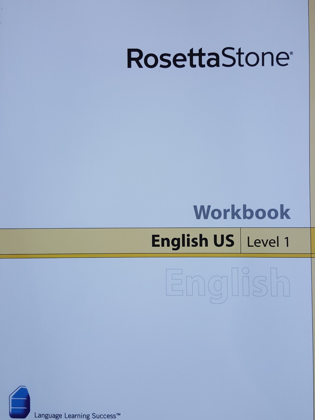 Rosetta Stone English Level 1 Workbook