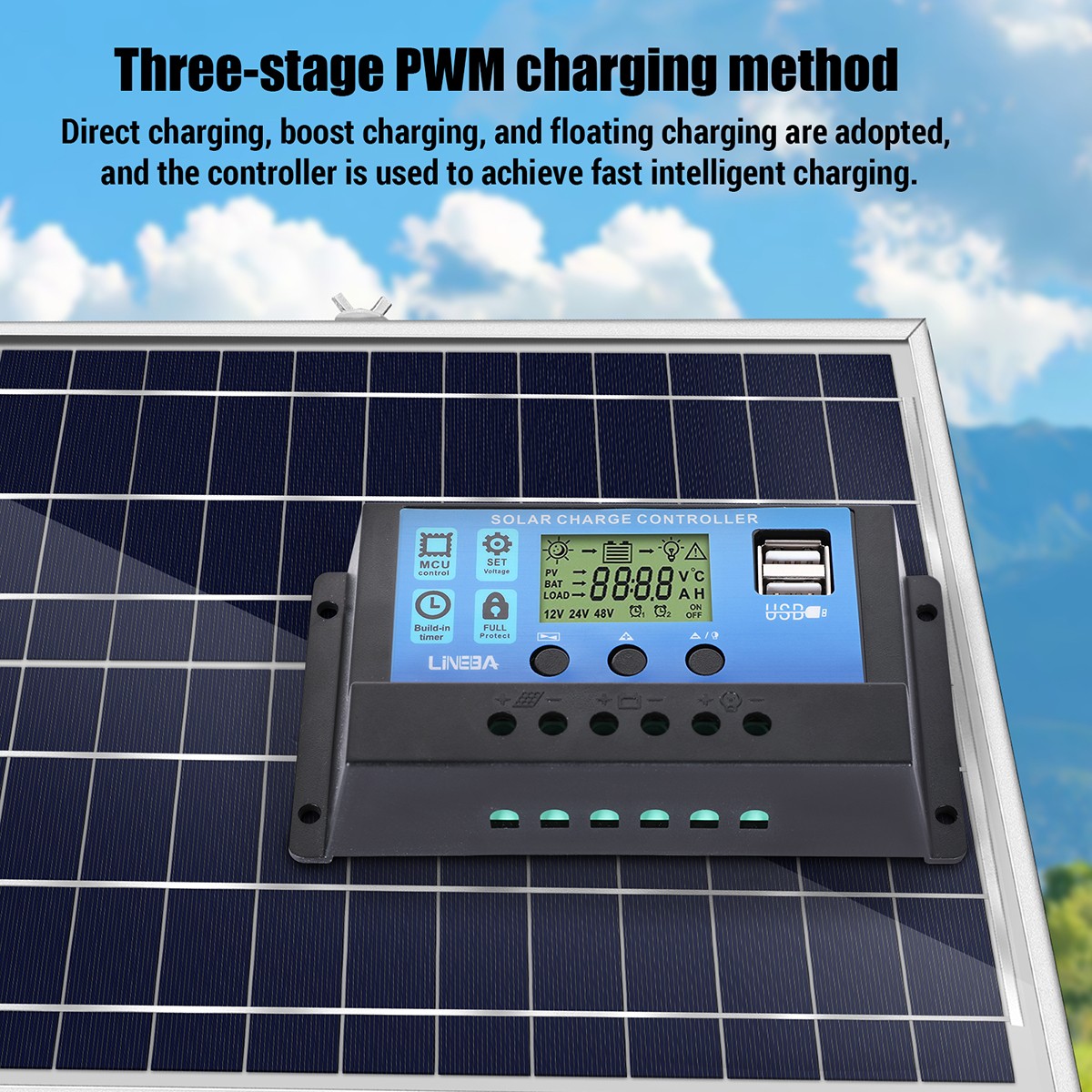 Solar Panel Portable Foldable 100W 200W 22V for Ecoflow Jackery Anker Bluetti