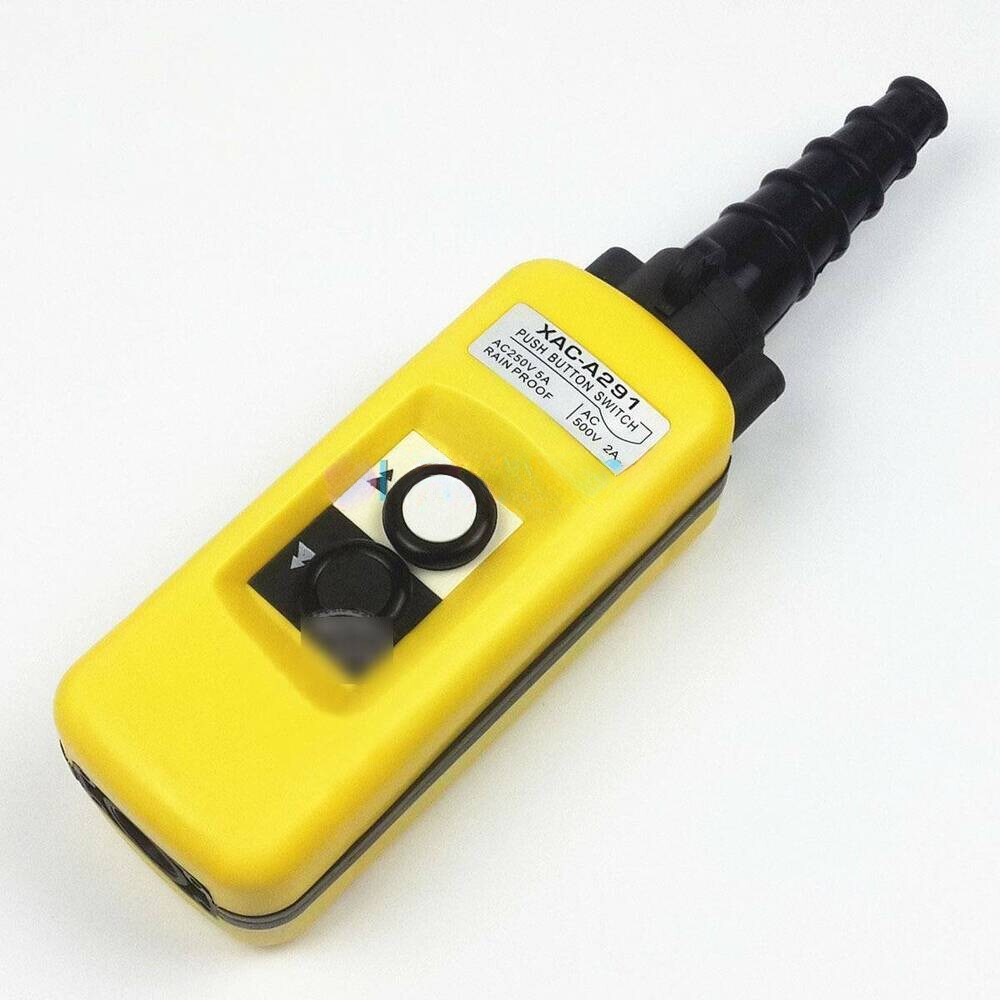 1PCS  2 buttons XAC-A291 XAC A291 ONE Crane Pendant Control Stations Two speed