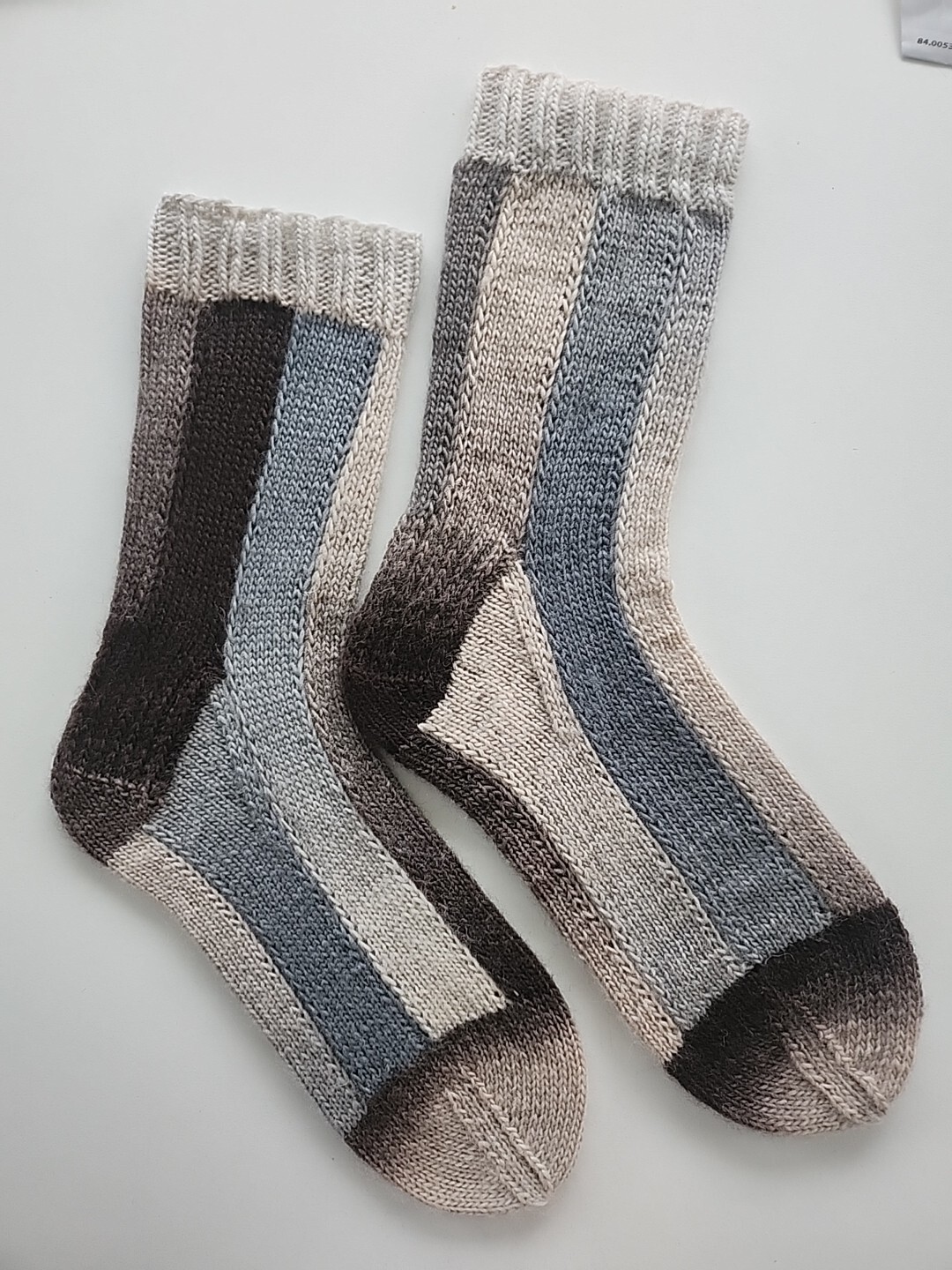 Hand Knitted Wool Socks Size 3-6 #45