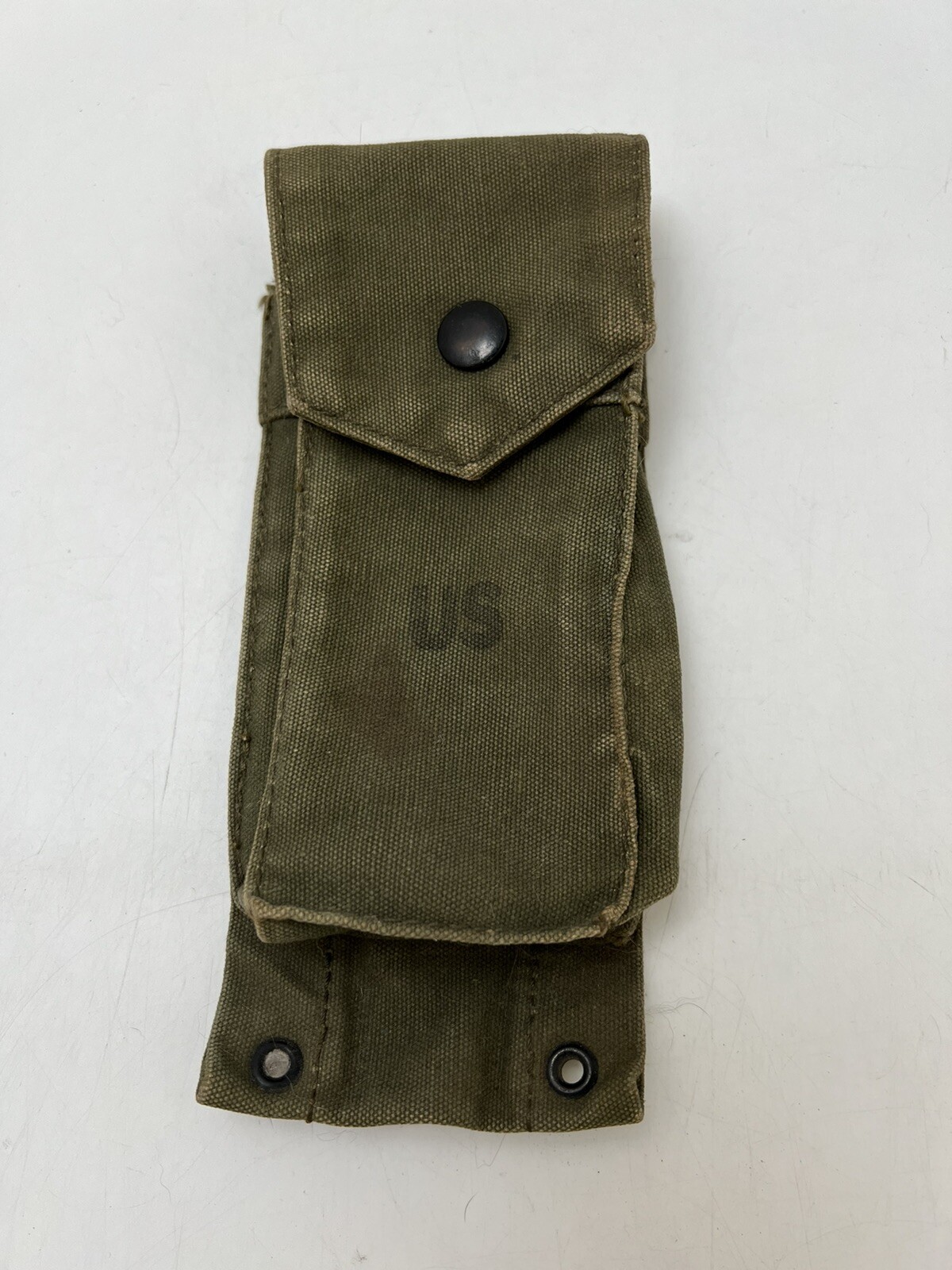 US Military Issue Vietnam Era M1956 Canvas Ammo Ammunition Magazine Pouch